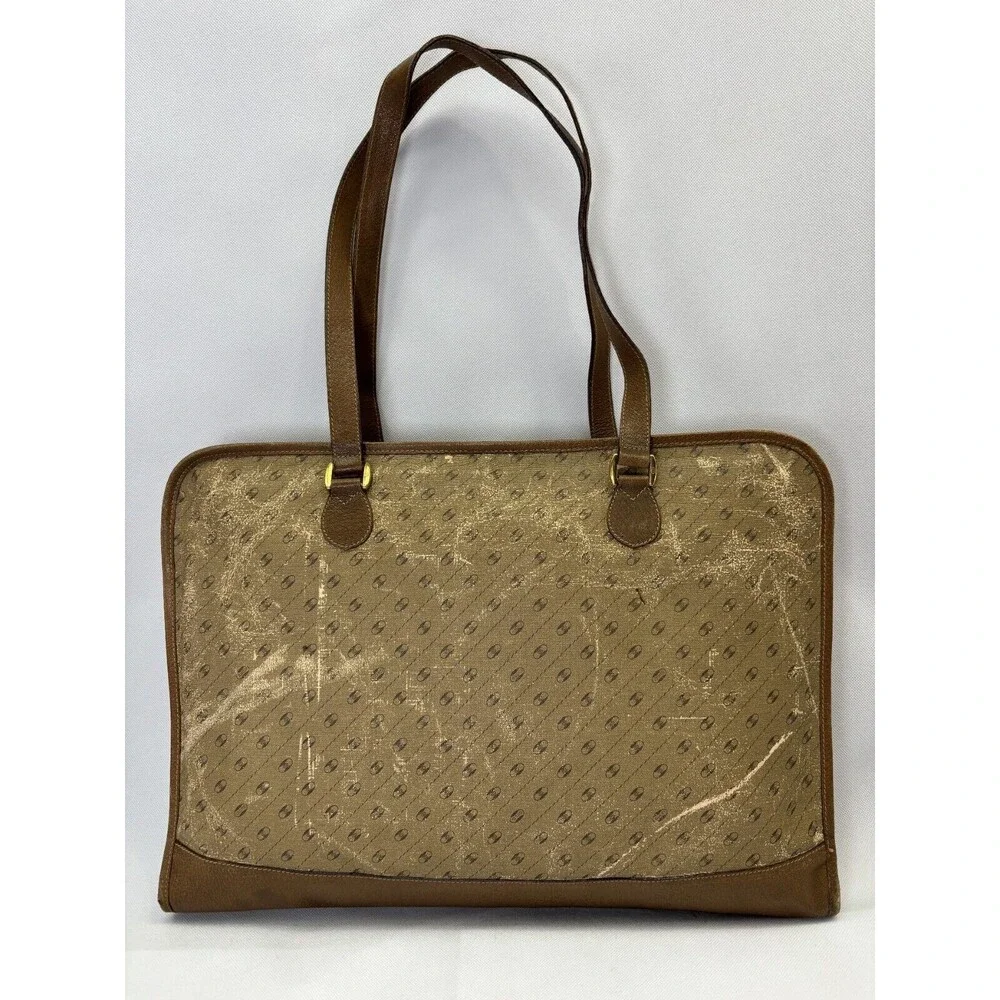Very Rare Gucci Accessories Collection Portfolio Handle Briefcase Monogram OBO